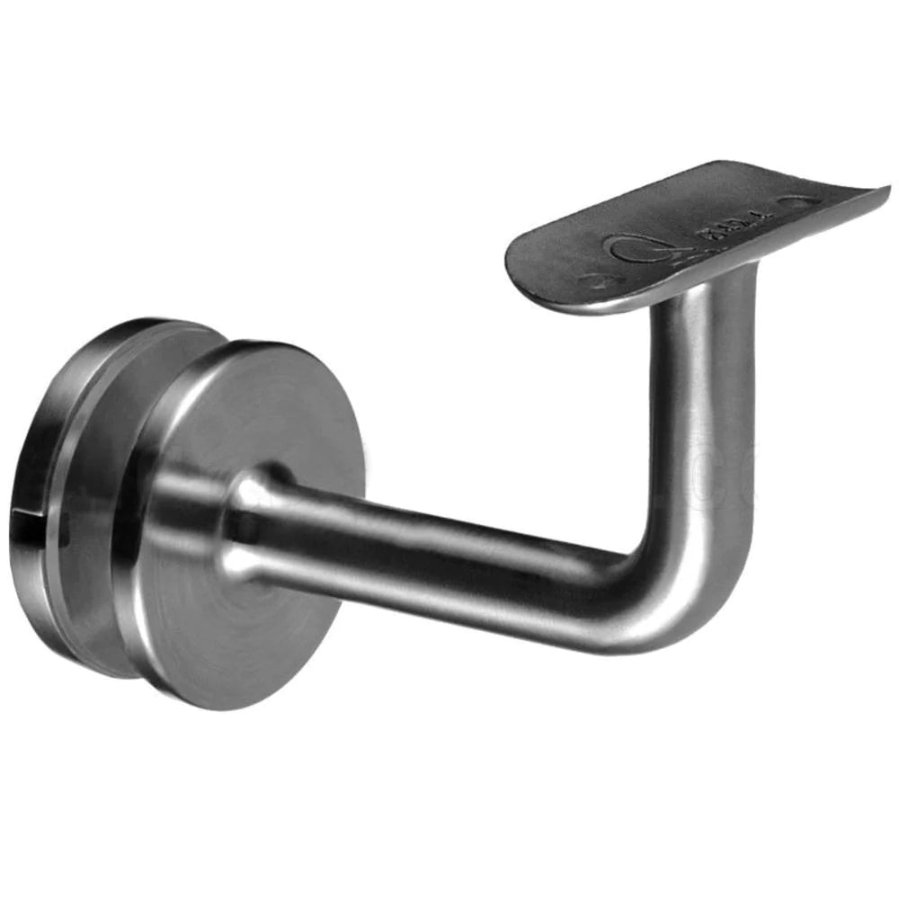 [HRB3X2] Handrail Bracket - Glass Mount - 3X2&quot;  W/  Saddle - RAMPE EN VERRE