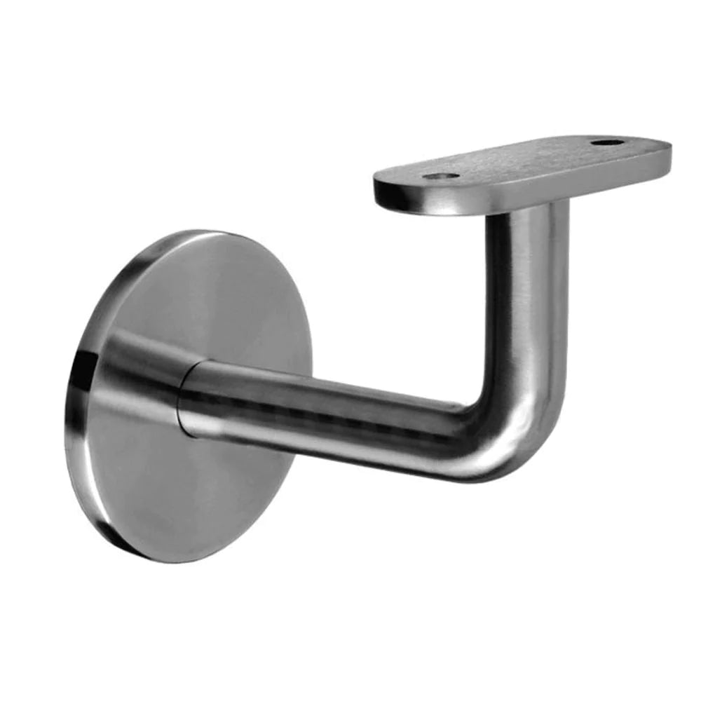 [HRB3X2] HANDRAIL BRACKET - WALL MOUNT - 3X2&quot; W/ FLAT SADDLE - RAMPE EN VERRE