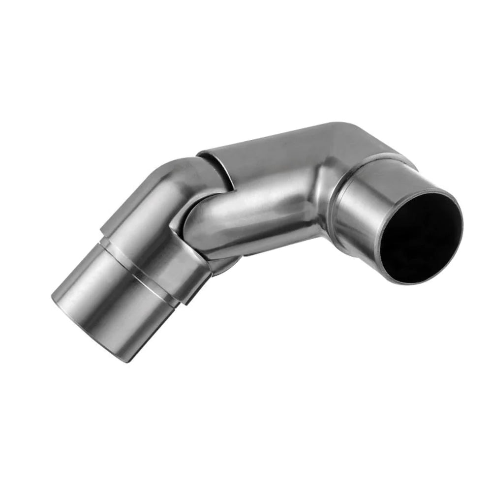 [CE38.1] Connector For 38.1mm Handrail -Adjustable flush angle-right - RAMPE EN VERRE