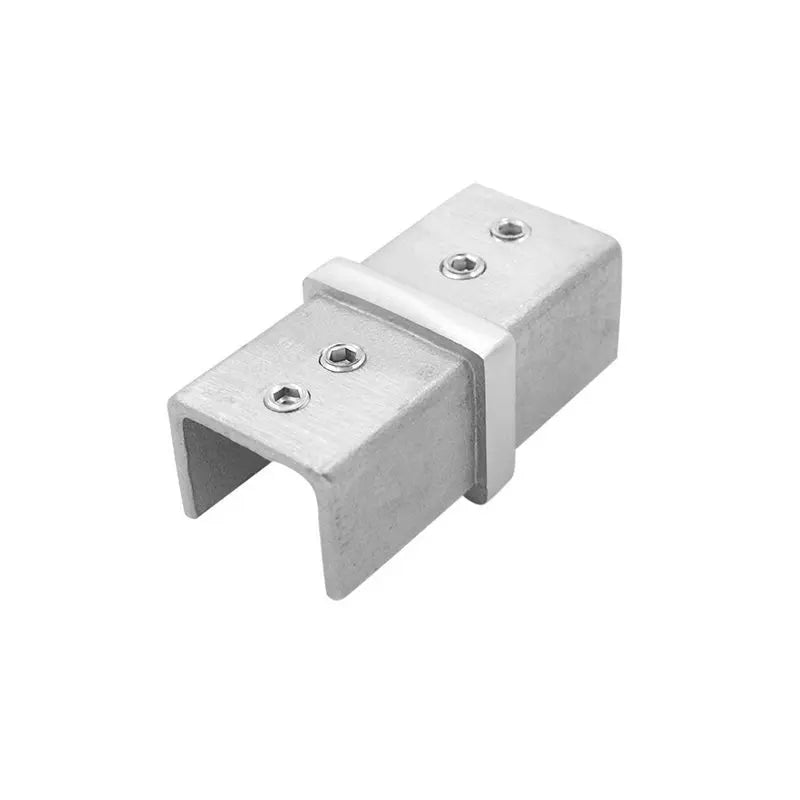 [CC1X1] Connector For 1 X 1&quot; Square Caprail - Fixed 180° - RAMPE EN VERRE