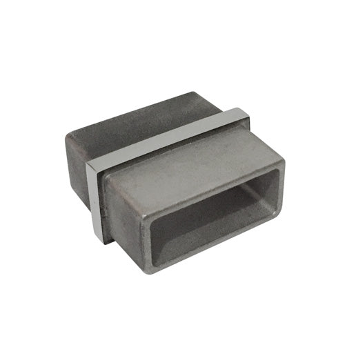 [CE2X1] Connector For 2X1&quot; Square Handrail - Fixed 180° - RAMPE EN VERRE